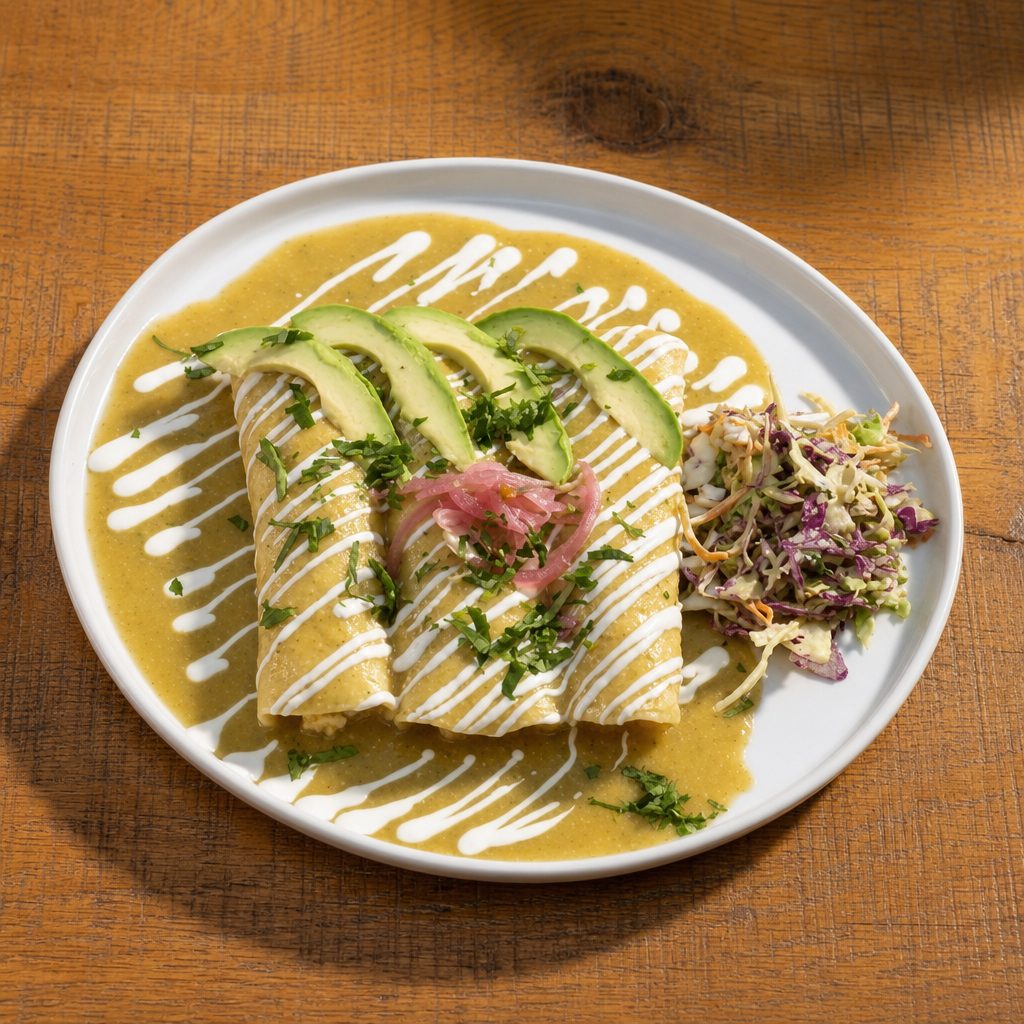 Crab Enchiladas.