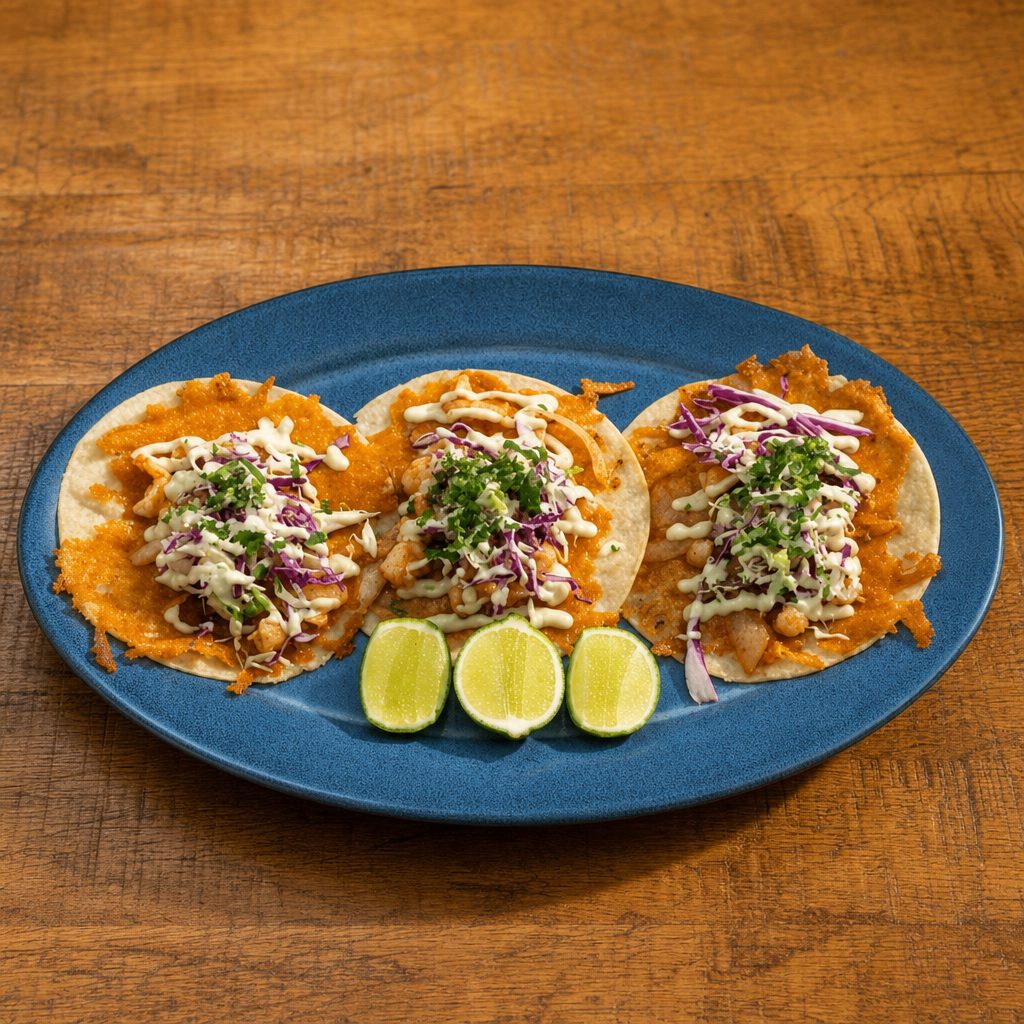Cava’s Shrimp Tacos.