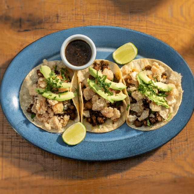 Classic Cava Tacos.